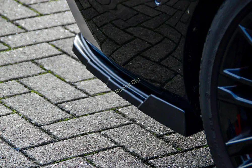 Audi S4 B9 Facelift boční spoilery na zadní nárazník s křidélky Glossy Black IN Tuning Lesk.