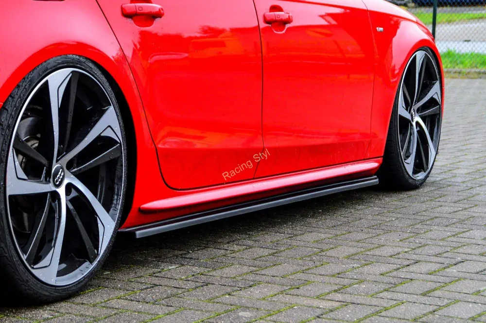 Audi A4 S-Line/ S4 B8 Facelift nástavce pod boční prahy IN Tuning Matt.