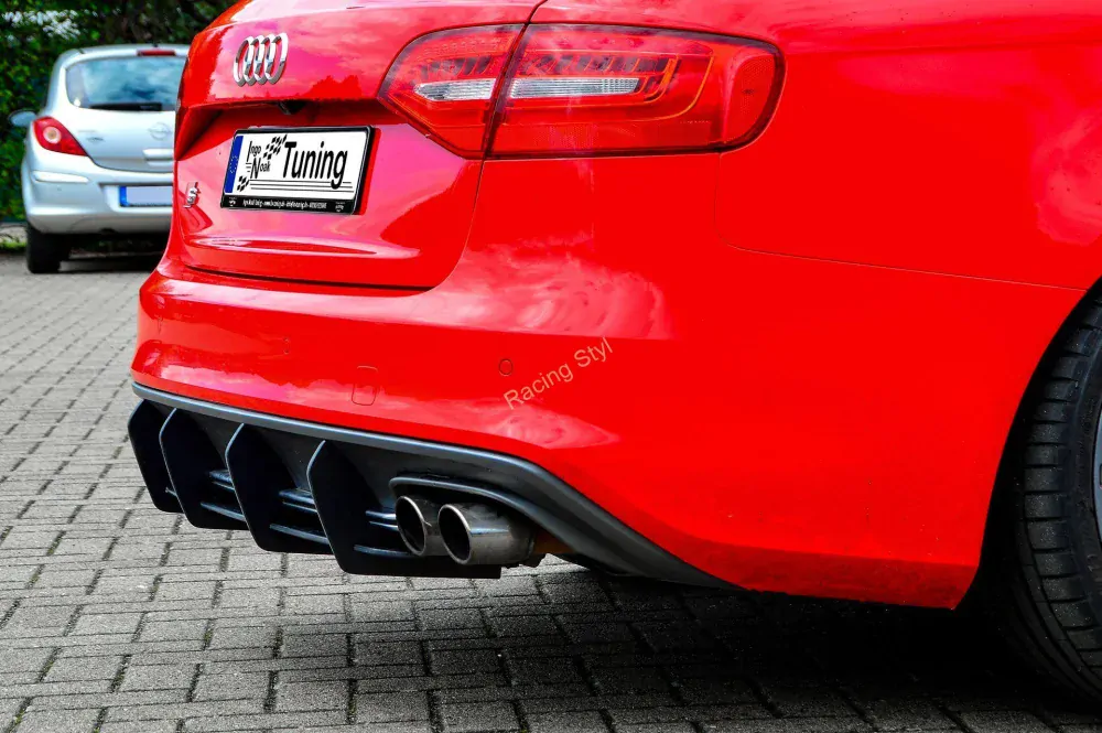 Audi S4 B8 Facelift difuzor na zadní nárazník IN Tuning