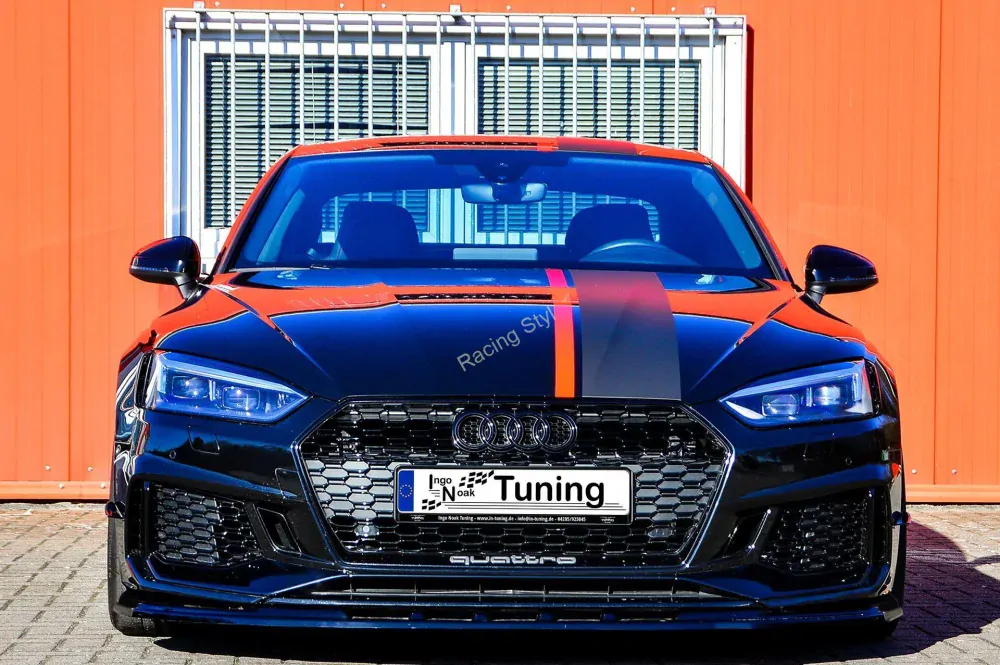 Audi RS5 F5 B9 spoiler pod přední nárazník IN Tuning Matt.