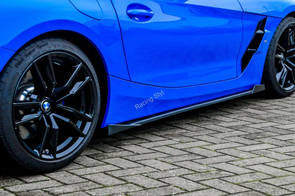 BMW Z4 G29 M-Paket spoilery pod boční prahy s křidélky vpředu a vzadu IN Tuning Matt.