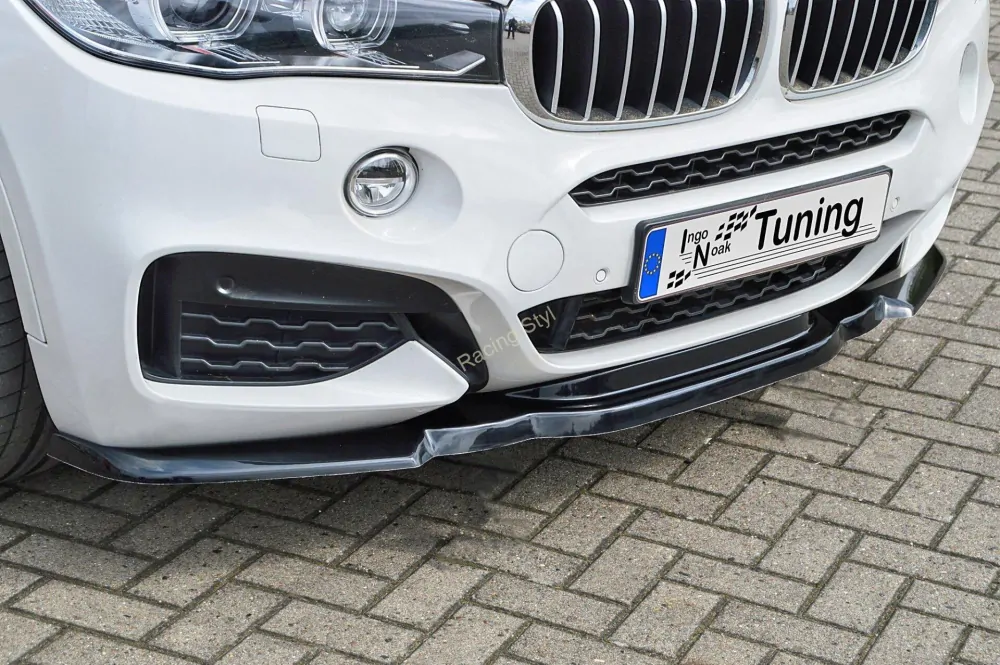 BMW X6 F16 M-Paket spoiler pod přední nárazník IN Tuning Matt.