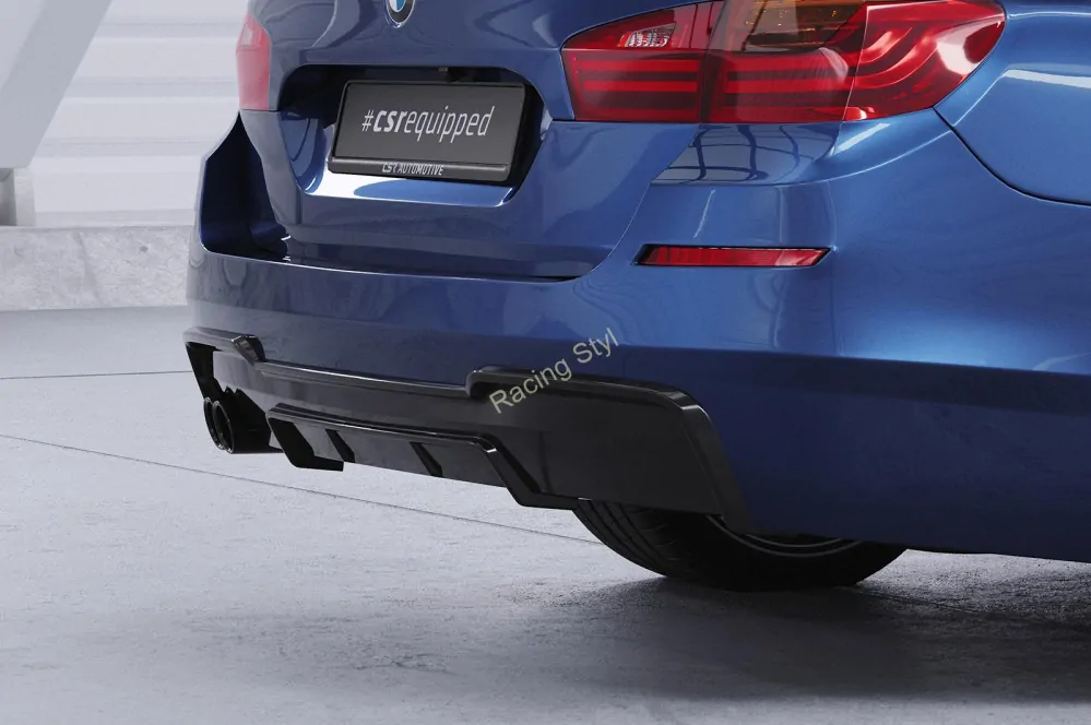 BMW 5 F10/ F11 M-Paket spoiler na zadní nárazník Glossy Black CSR Lesk