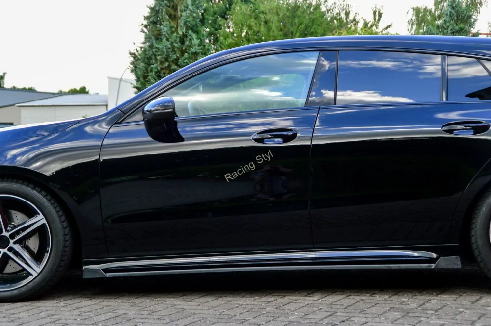 Mercedes Benz CLA X118/C118 AMG-Line nástavce na boční prahy s křidélky vpředu a vzadu IN Tuning