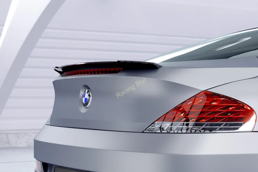 BMW 6 E63/ E64 spoiler na víko kufru Glossy Black CSR Lesk.