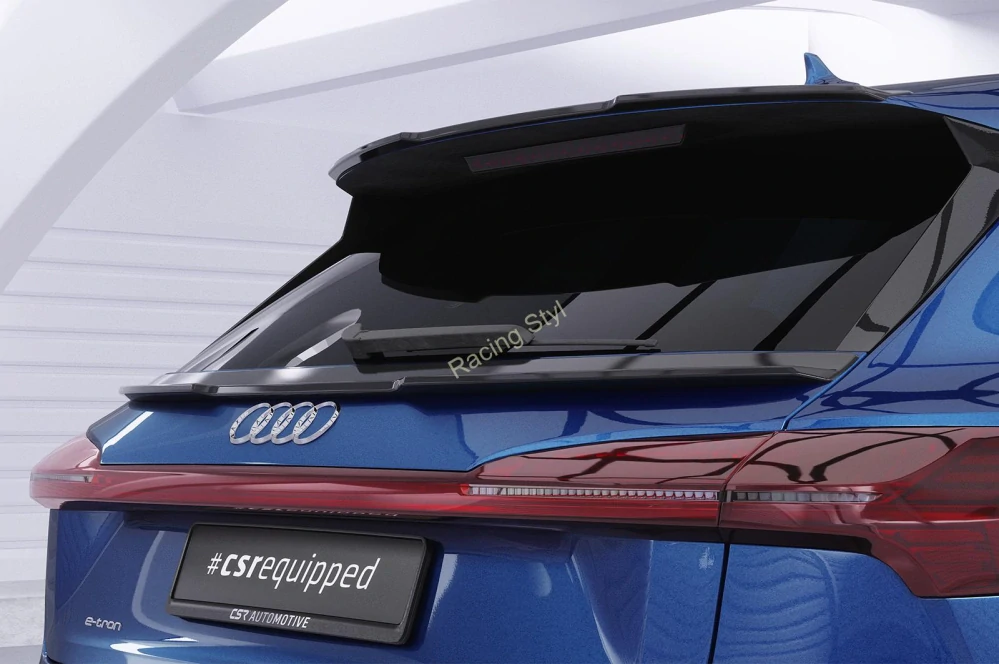 Audi e-tron/ Q8 e-tron (GE) spoiler pod zadní okno Glossy Black CSR Lesk.