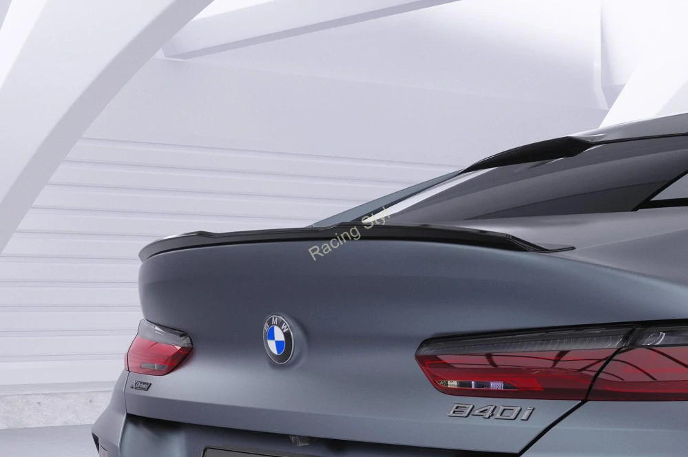 BMW 8 G16 Grand Coupe spoiler na víko kufru Glossy Black CSR Lesk.