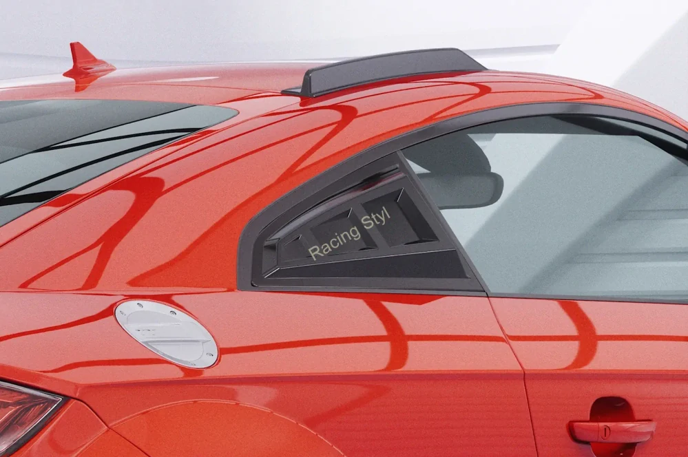 Audi TT FV/8S Coupe kryty na zadní boční okna Glossy Black CSR Lesk.