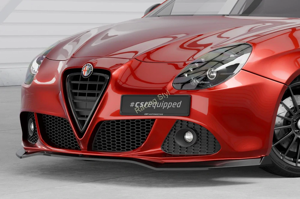 Alfa Romeo Giulietta (Typ 940) přední spoiler lipa Glossy Black CSR Lesk.