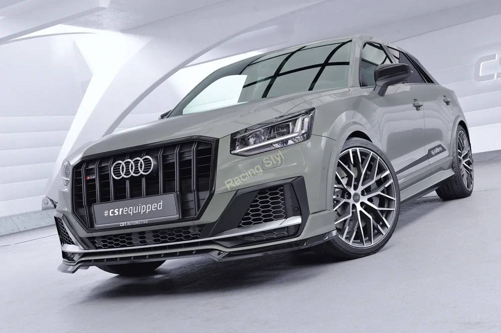 Audi SQ2 (GA) přední spoiler lip Glossy Black CSR Lesk