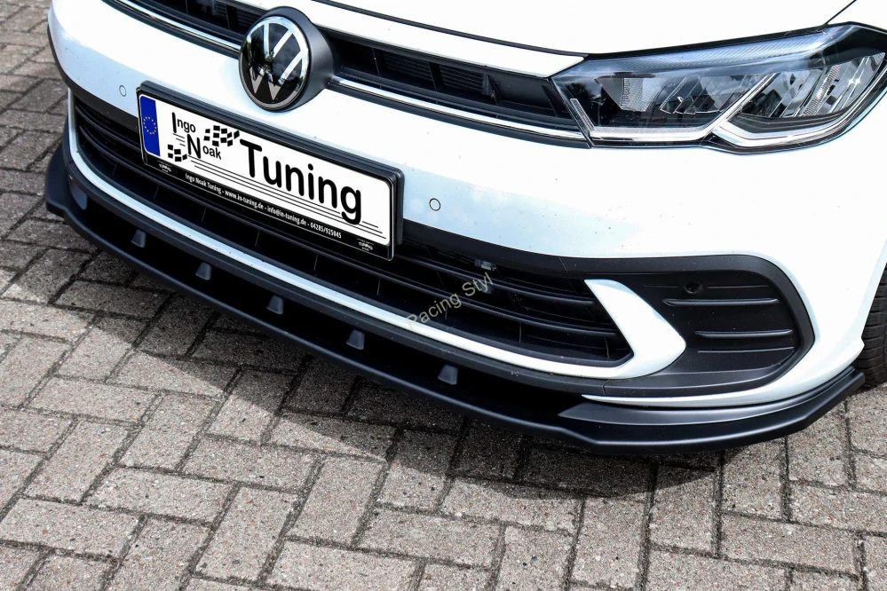 VW Polo 6 2G Facelift přední spoiler lip IN Tuning Matt.