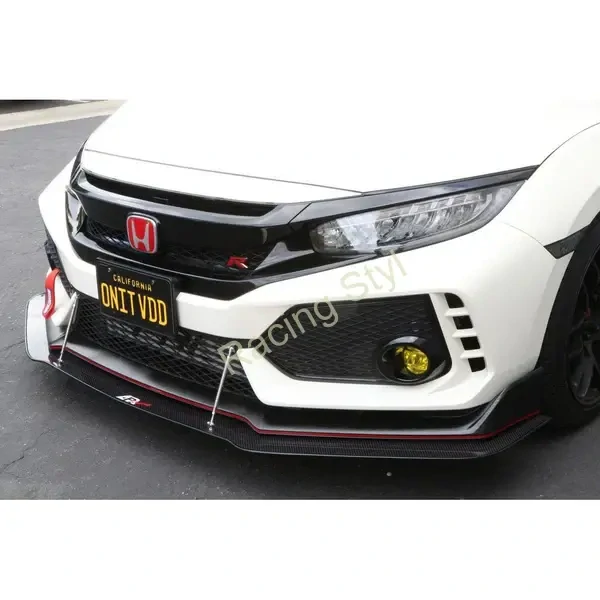 Honda FK8 Civic Type R 2017-22 carbonová splitter pod OEM lip APR