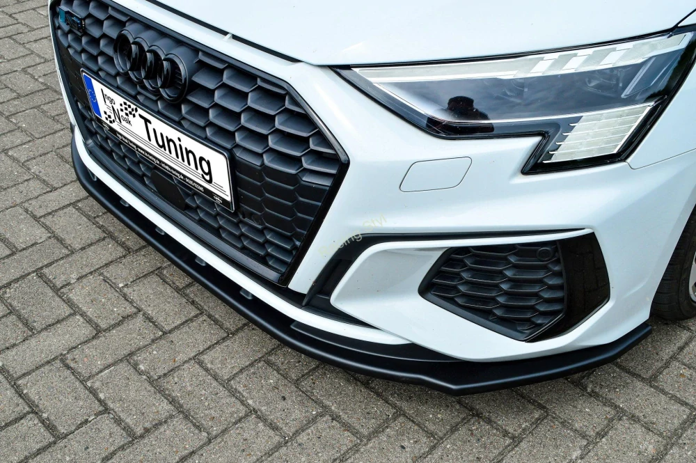 Audi A3 8Y S-Line/ S3 přední spoiler lip Glossy Black IN Tuning Lesk.