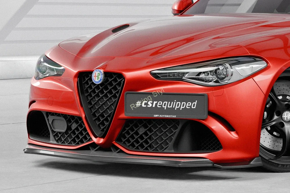 Alfa Romeo Giulia Quadrifoglio přední spoiler lip CSR