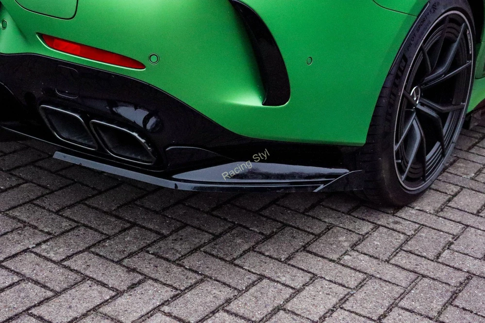 Mercedes AMG GT 63S X290 boční spoilery na zadní nárazník IN Tuning Matt.