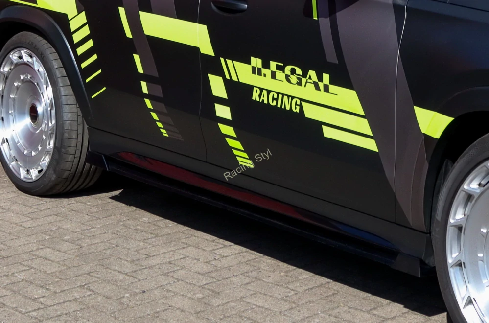 Mercedes GLS 63 AMG 4Matic nástavce pod boční prahy s křidélky IN Tuning Matt.