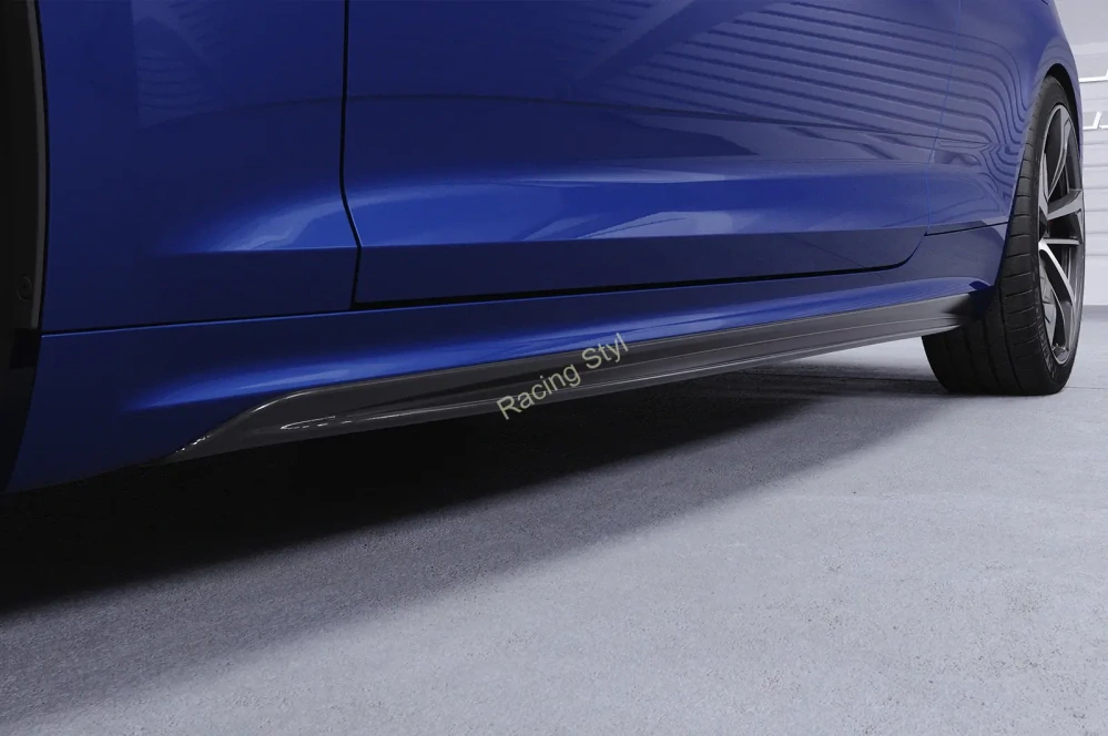 Audi A5 F5 nástavce na boční prahy Glossy Black CSR Lesk