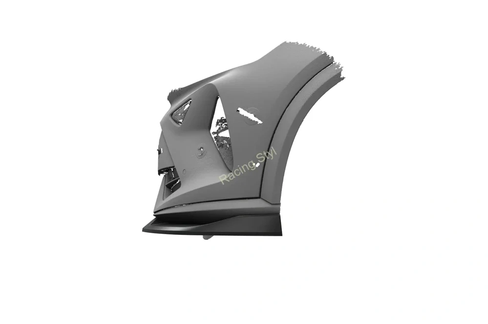 Cupra Formentor Facelift přední spoiler lip Glossy Black CSR Lesk