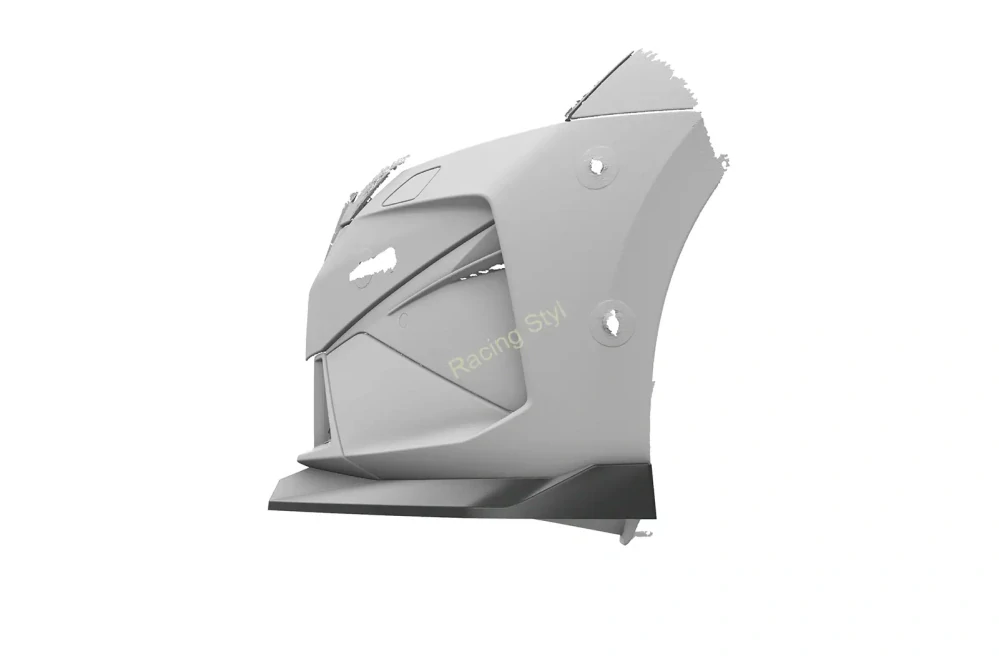 Škoda Octavia 4 RS Facelift přední spoiler lip Glossy Black CSR Lesk