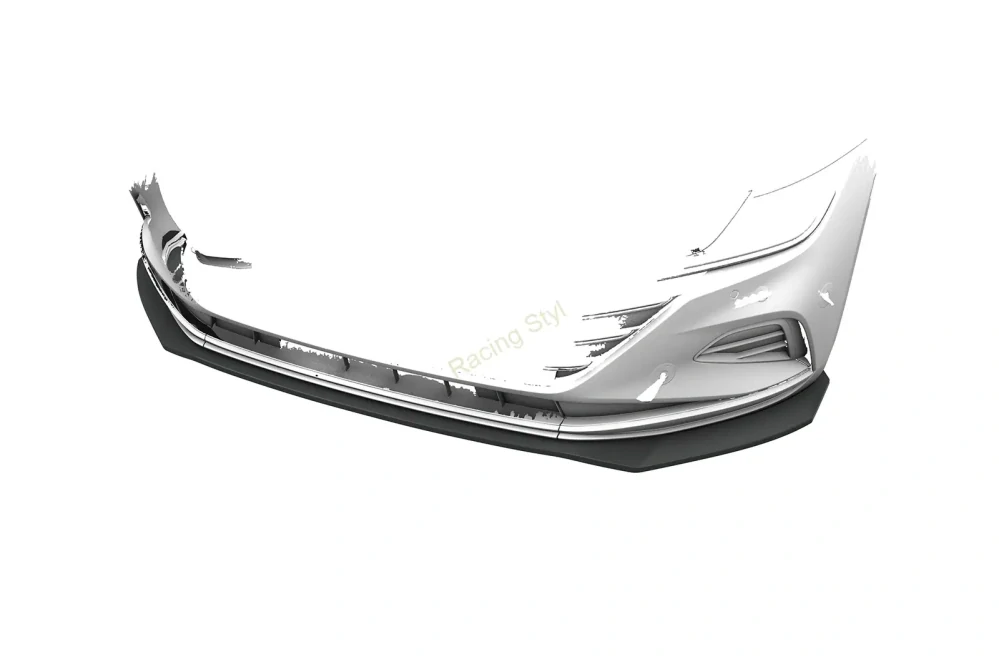 VW Arteon 3H Facelift přední spoiler lip Glossy Black CSR Lesk