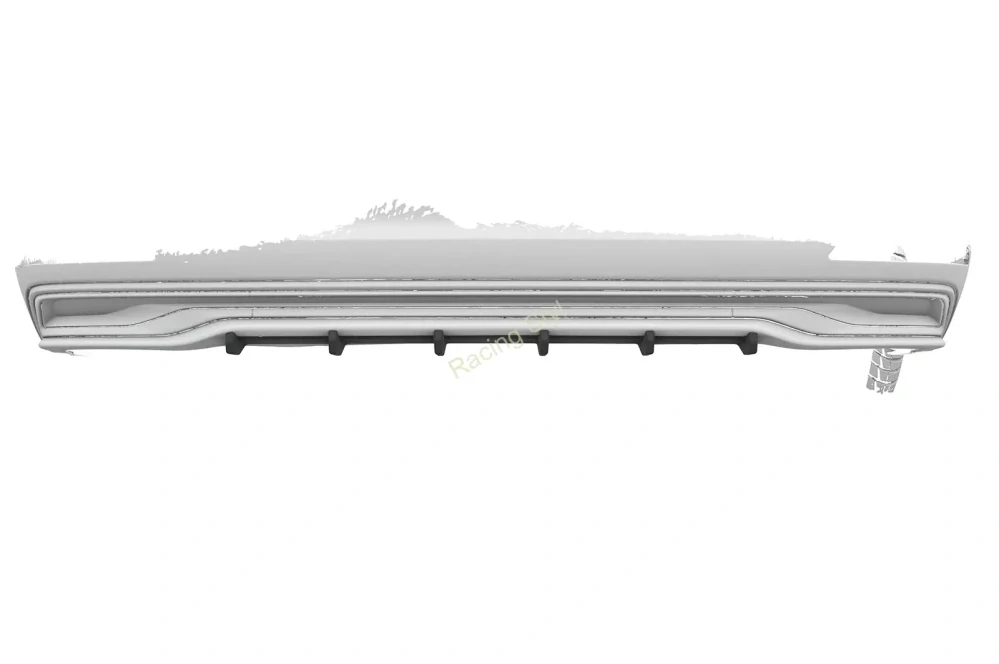 Audi A6 C8 4A/F2 spoiler na zadní nárazník difuzor Glossy Black CSR Lesk