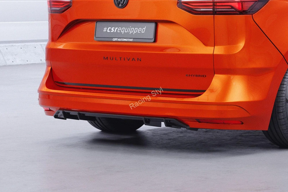 VW T7 typ ST spoiler na zadní nárazník difuzor Glossy Black CSR Lesk