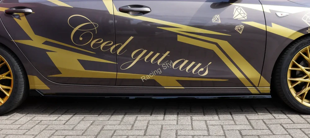 Kia Ceed CD Standard nástavce pod boční prahy IN Tuning