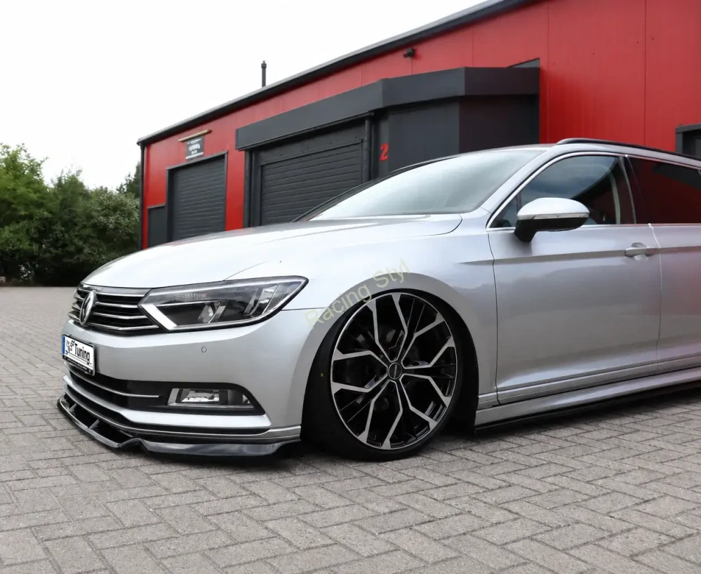 VW Passat 3G B8 přední spoiler V2 Glossy Black IN Tuning Lesk