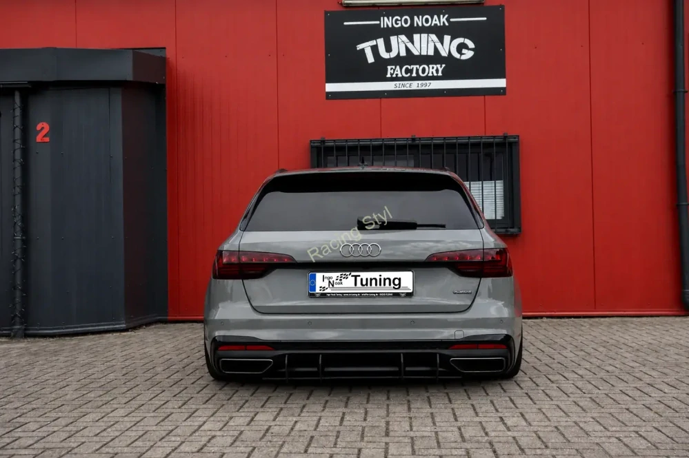 Audi A4 B9 8W S-Line Facelift difuzor na zadní nárazník IN Tuning