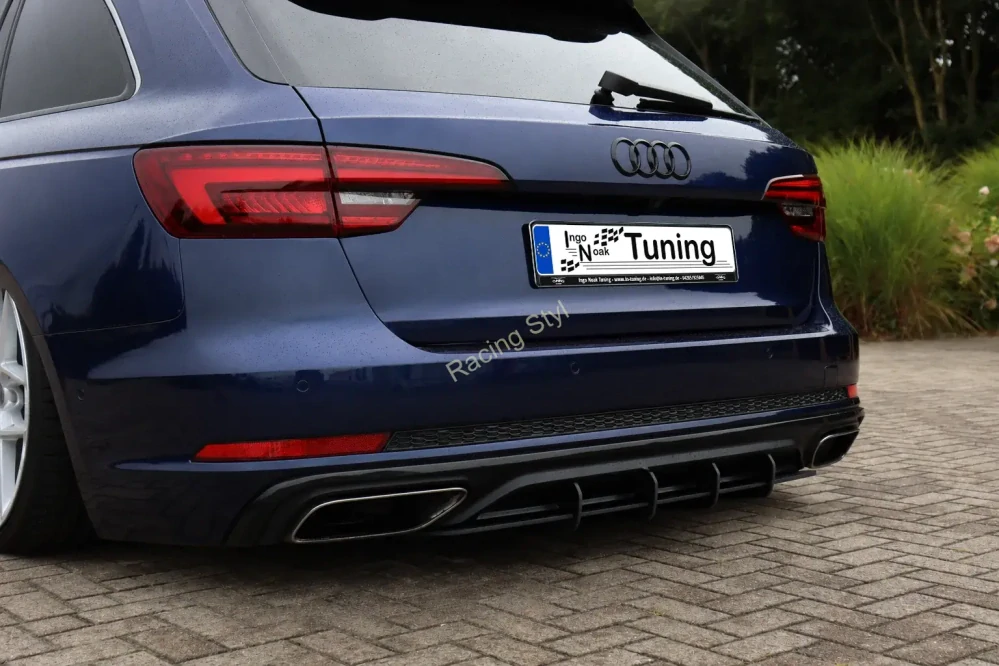 Audi A4 B9 S-Line Facelift Competition difuzor na zadní nárazník IN Tuning