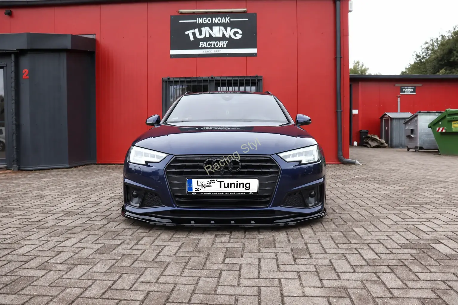 Audi A4 B9 S-Line Facelift Competition přední spoiler lip s křidélky IN Tuning