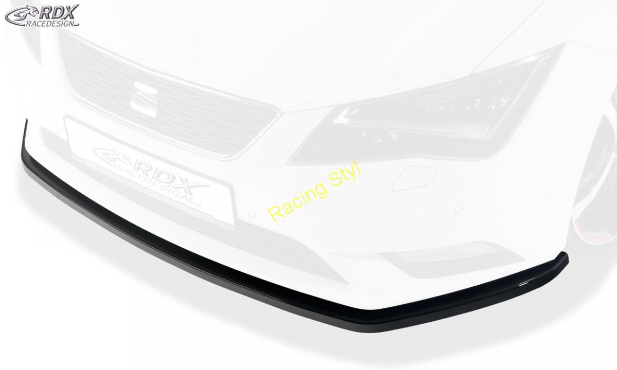 Seat Leon 5F spoiler lipa pod přední nárazník RDX Lesk.