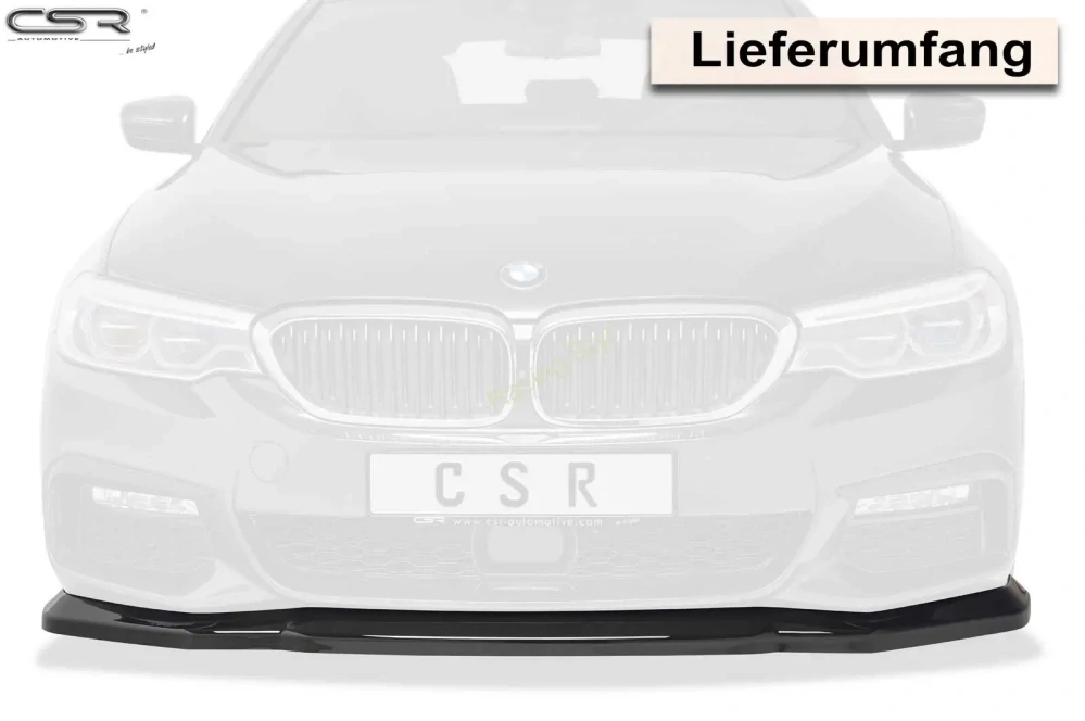 BMW 5 G30/ G31 M-Paket přední spoiler lip Glossy Black CSR Lesk