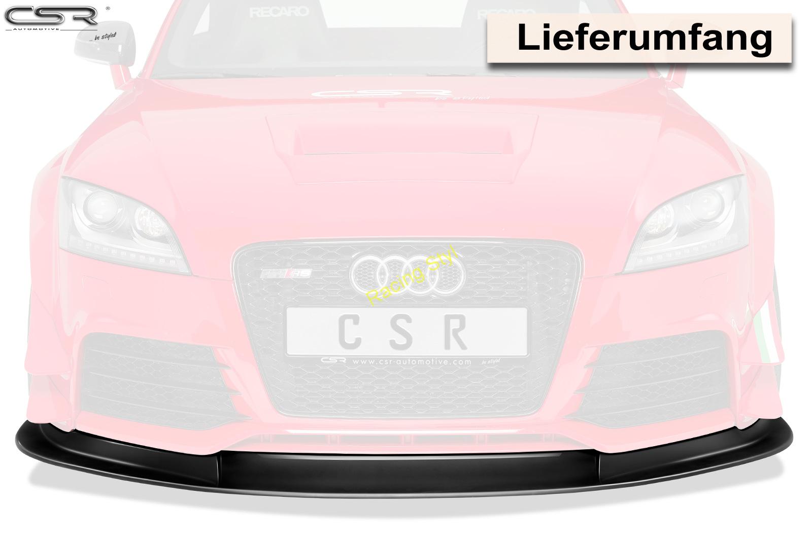 Audi TT RS 8J přední spoiler lipa CSR ve stylu DTM