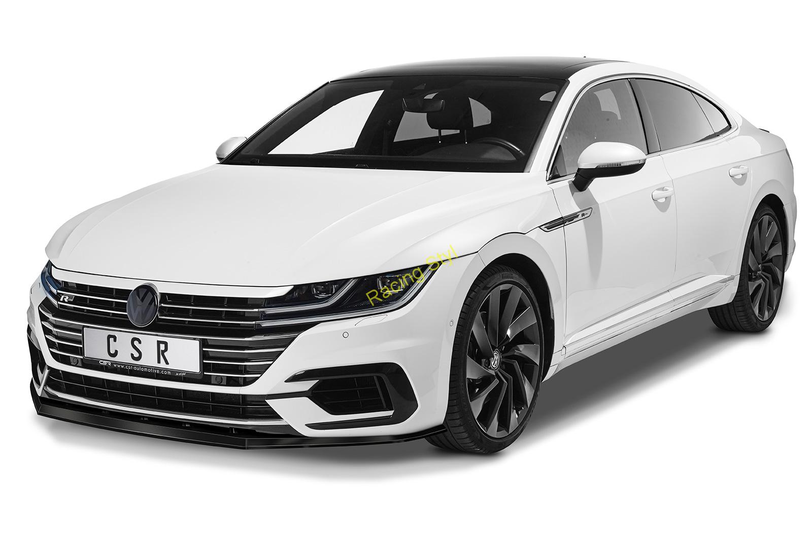 VW Arteon R-Line přední spoiler lipa Glossy Black CSR Lesk