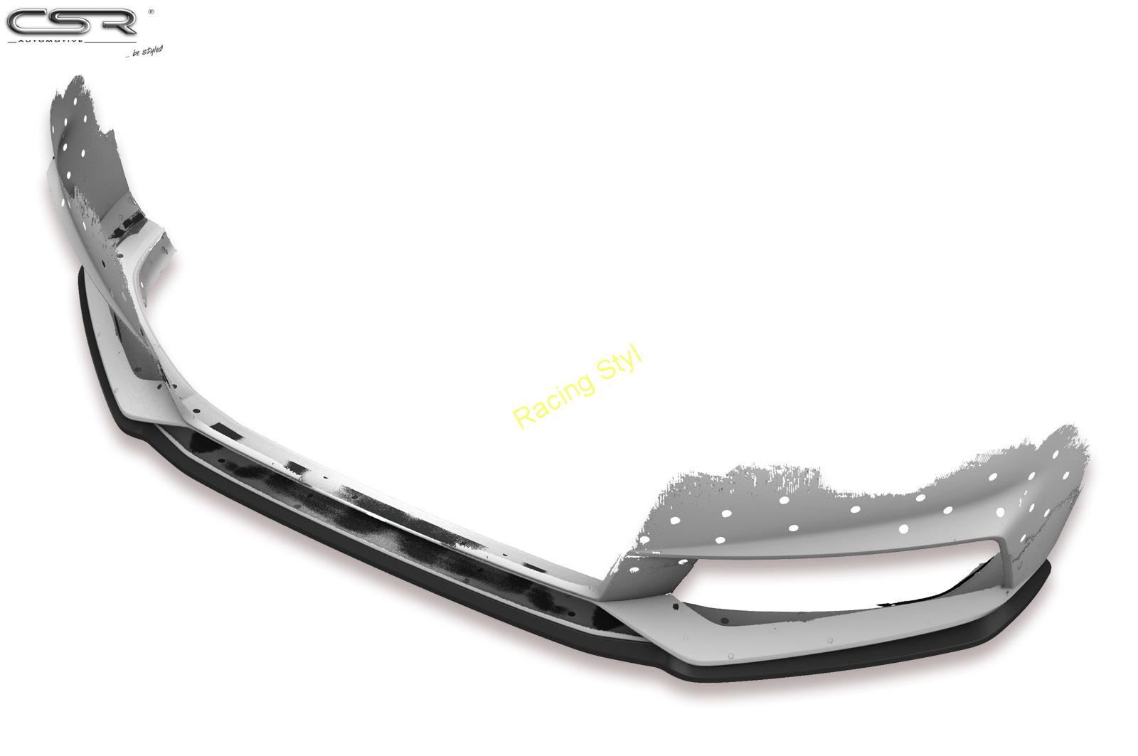 Audi A4 B9 S-Line/ S4 B9 přední spoiler lip Glossy Black CSR Lesk