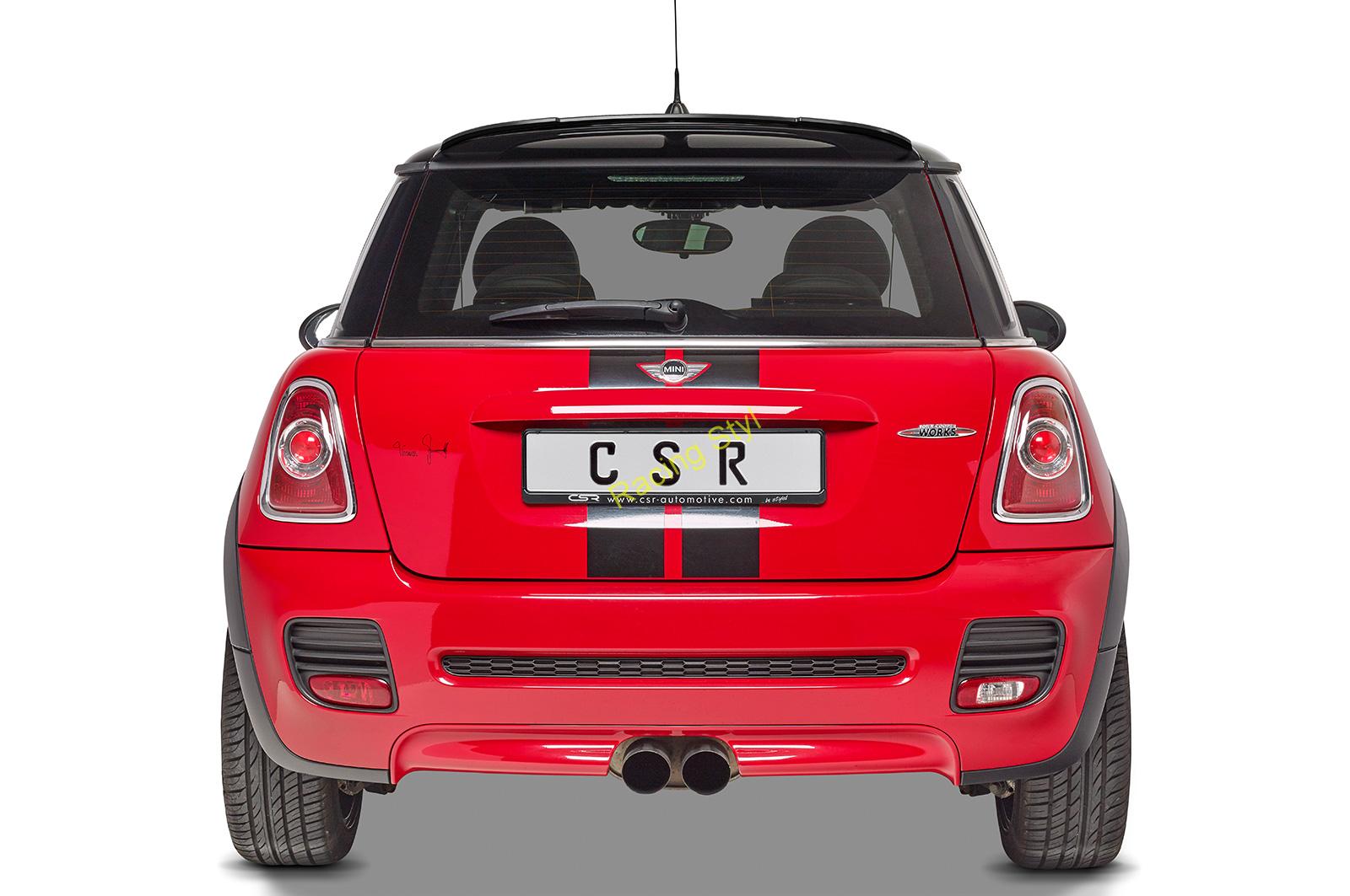 Mini R56 John Cooper Works spoiler na zadní křídlo Glossy Black CSR Lesklý
