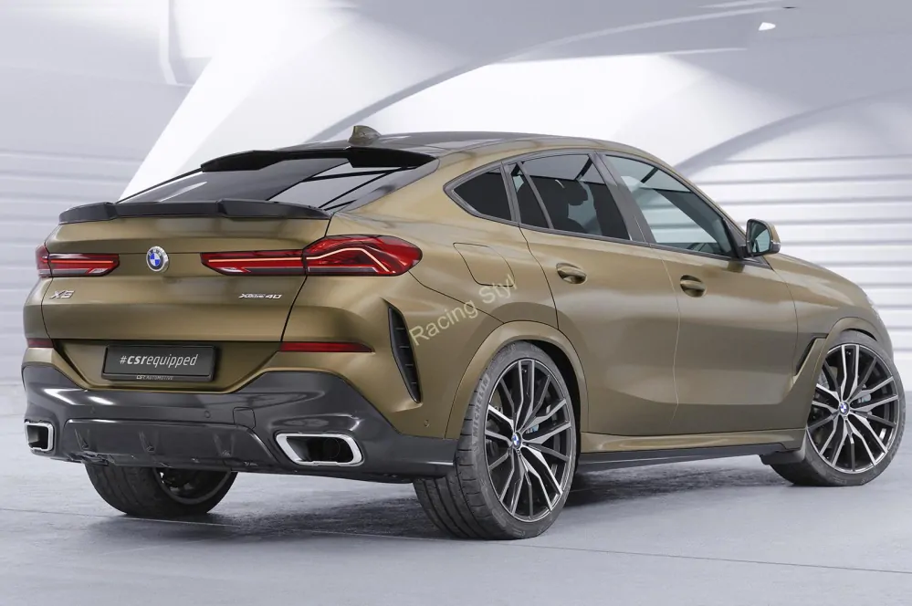 BMW X6 G06 spoiler nad zadní okno Glossy Black CSR Lesk