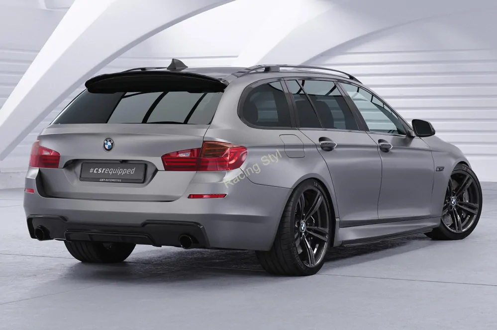 BMW 5 F10/F11 535i/535d M-Paket spoiler na zadní nárazník Glossy Black CSR Lesk