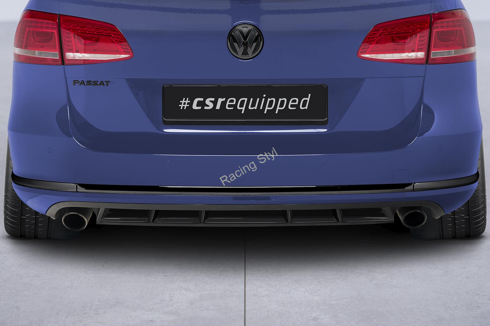 VW Passat B7 3C Variant spoiler na zadní nárazník Glossy Black CSR Lesklý