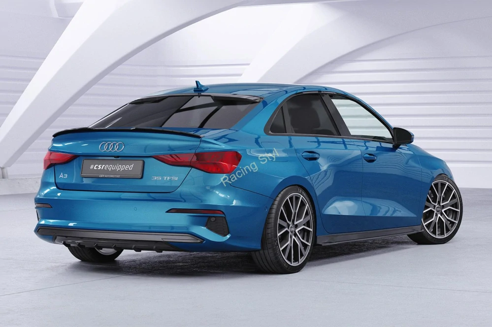 Audi A3 8Y Sedan spoiler na víko kufru Glossy Black CSR Lesk
