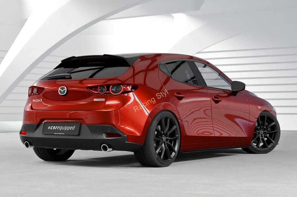 Mazda 3 typ BP Hatchback spoiler nad zadní okno Glossy Black CSR Lesk