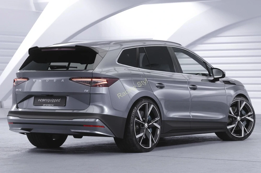Škoda Enyaq iV spoiler nad zadní okno Glossy Black CSR Lesk.