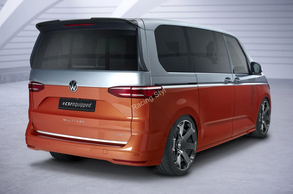 VW T7 Multivan spoiler na zadní dveře Glossy Black CSR Lesk.