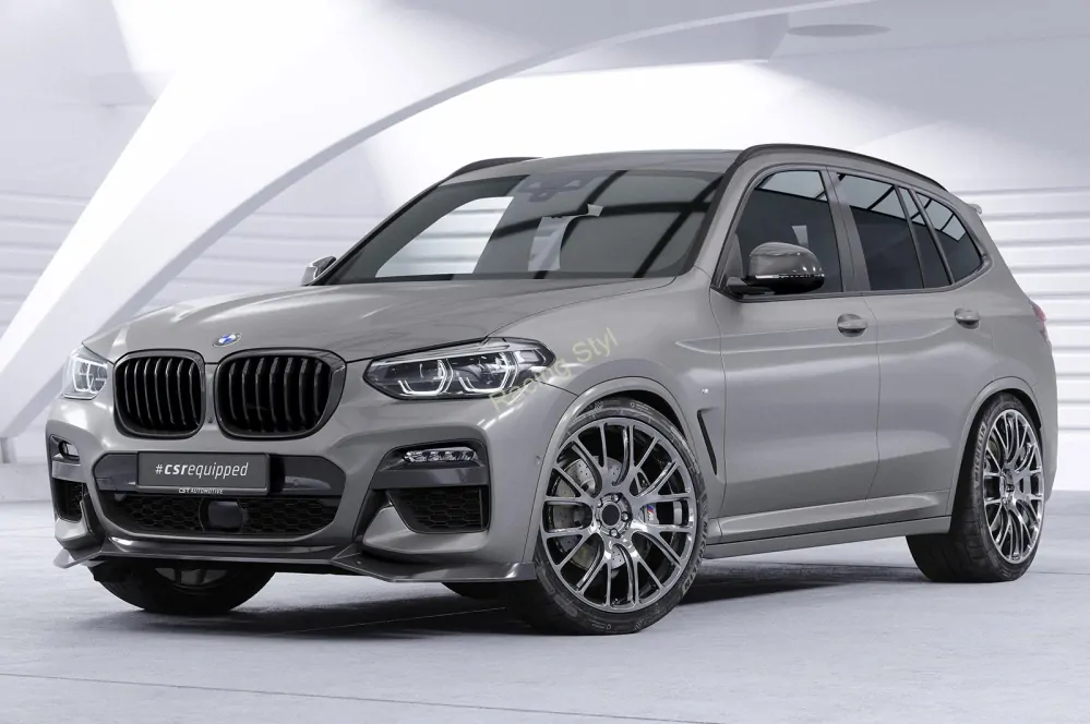 BMW X3 G01/ X4 G02 M-Paket přední spoiler lipa Glossy Black CSR Lesk