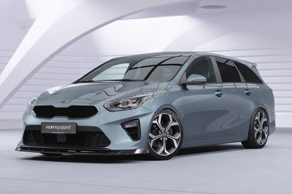 Kia Ceed CD přední spoiler lip Glossy Black CSR Lesk