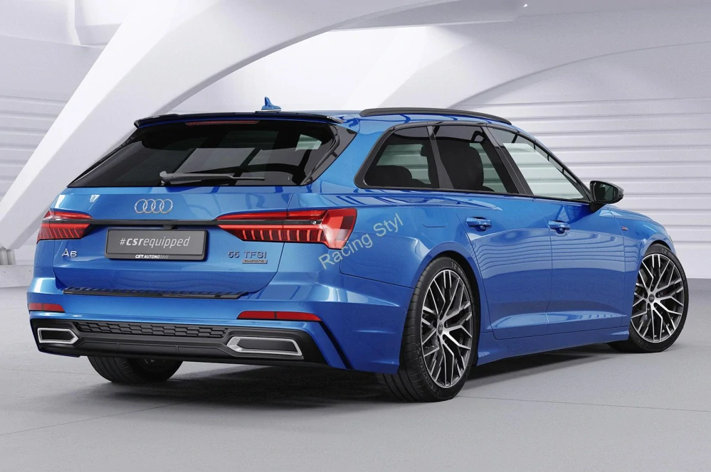 Audi A6 C8 Avant spoiler nad zadní okno Glossy Black CSR Lesk.