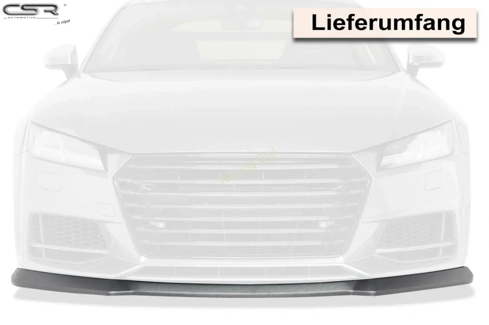 Audi TTS FV/8S přední spoiler lipa Glossy Black CSR Lesk