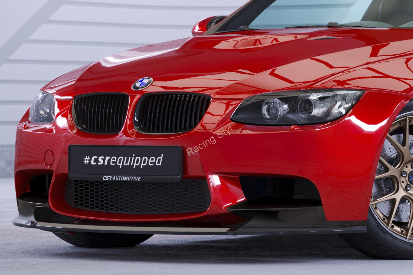 BMW M3 E90/E92/E93 přední spoiler lip Glossy Black CSR Lesk