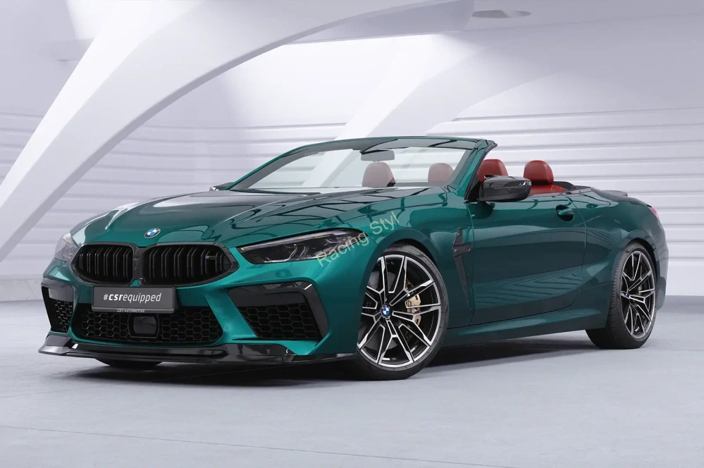 BMW M8 Competition F91/F92/F93 přední spoiler lipa Glossy Black CSR Lesk